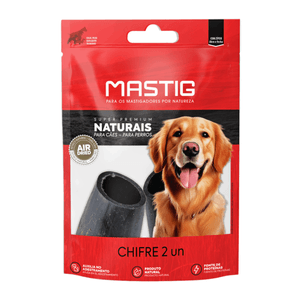 Petisco Chifre Bovino para Cães Mastig - 2 unidades