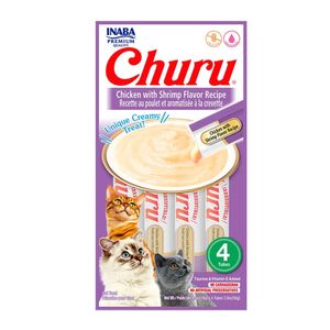 Petisco Churu Galinha e Camarão para Gatos - 56 g