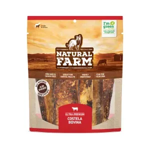 Petisco Costela Bovina 6" Natural Farm - 6 unidades