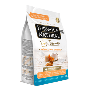 Petisco Fórmula Natural Dog Biscuits Abóbora Cães Adultos Pequeno Porte - 250 g