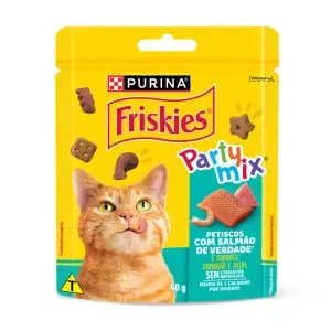 Petisco Friskies Party Mix Salmão - 40 g