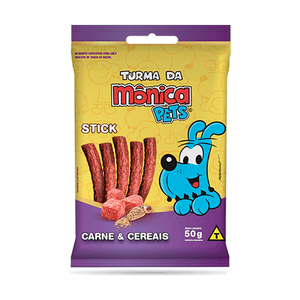 Petisco Stick Turma da Mônica Cães Adultos Carne e Cereais - 50g