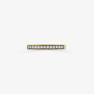 Piercing com Diamantes em Ouro Amarelo 18k