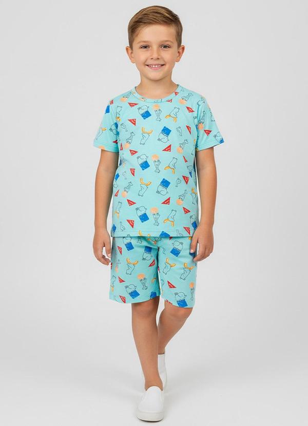 Pijama Infantil Masculino Azul