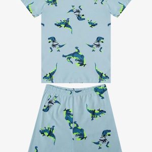 Pijama Infantil Masculino Estampado Azul