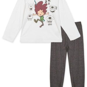 Pijama Longo Infantil Unissex Branco