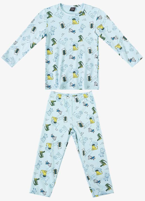 Pijama Masculino Infantil Azul