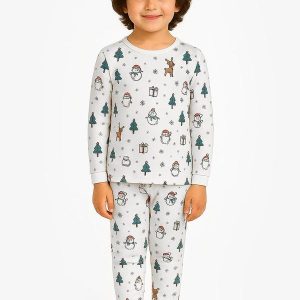 Pijama Masculino Infantil Bege