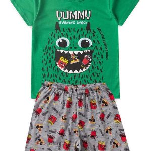 Pijama Masculino Verão Yummy Verde