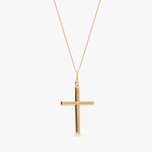 Pingente Cruz em Ouro Amarelo 18k