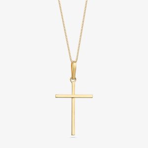 Pingente Cruz em Ouro Amarelo 18k