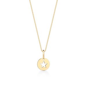 Pingente Estrela em Ouro Amarelo 18k