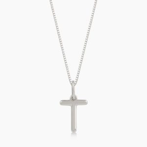 Pingente Letra T em Ouro Branco 18K