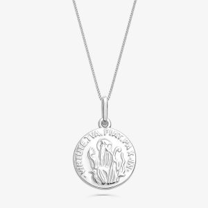 Pingente Medalha de São Bento em Prata 925