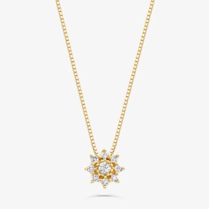Pingente com Diamantes em Ouro Amarelo 18k