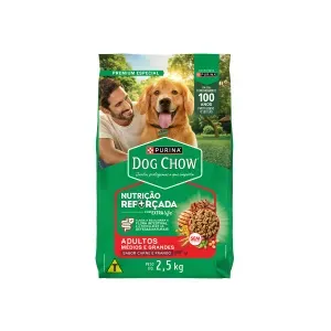 Ração Dog Chow Cães Adultos Médios e Grandes Carne, Frango e Arroz