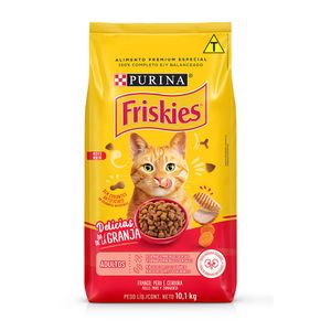 Ração Friskies Gatos Adultos Delícias da Granja Frango