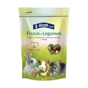 Ração Frutas e Legumes para Roedores e Coelhos Club Alcon - 75 g