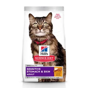 Ração Hill's Science Diet Pele Sensível para Gatos Adultos Sabor Frango - 1,5 kg