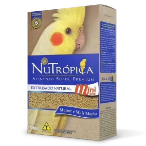 Ração Nutrópica para Calopsita Extrusado Natural Mini Bits
