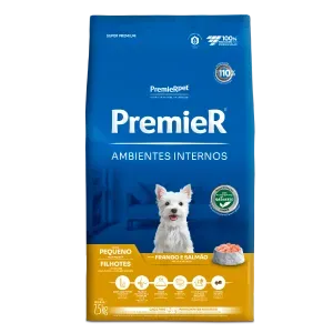 Ração Premier Ambientes Internos Cães Filhotes Raças Pequenas