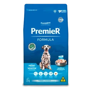 Ração Premier Formula Cães Adultos Raças Médias Frango