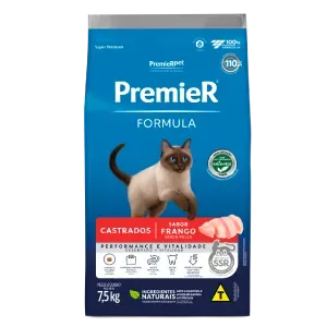 Ração Premier Formula Gatos Castrados Frango