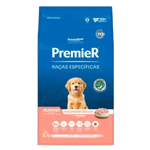 Ração Premier Raças Específicas Golden Retriever Filhotes Sabor Frango - 10,1 kg