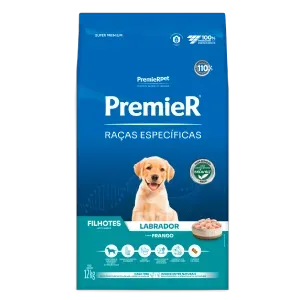 Ração Premier Raças Específicas Labrador Filhotes Frango - 12 kg