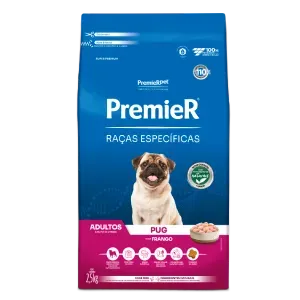 Ração Premier Raças Específicas Pug Adultos Frango