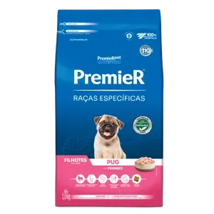 Ração Premier Raças Específicas Pug Filhotes Frango