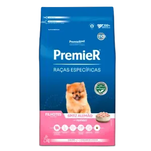 Ração Premier Raças Específicas Spitz Alemão Filhotes Frango