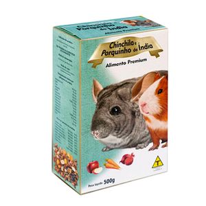Ração Premium Chinchila e Porquinho-da-Índia Nutripássaros - 500 g