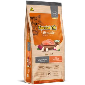 Ração Special Cat Ultralife Gatos Castrados Salmão
