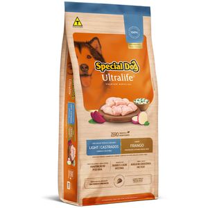 Ração Special Dog Ultralife Light Cães Castrados Raças Médias e Grandes Frango - 15 kg