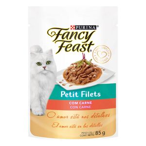 Ração Úmida Fancy Feast Petit Filet Carne - 85 g