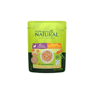 Ração Úmida Guabi Natural Gatos Castrado Salmão e Frango - 85 g