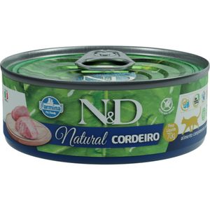 Ração Úmida N&D Natural Gatos Cordeiro - 70 g