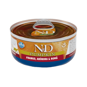 Ração Úmida N&D Pumpkin Gatos Adultos Frango, Abóbora e Romã - 70 g