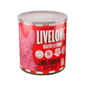 Ração Úmida Natural para Cães Livelong Sensitive Cordeiro - 300 g