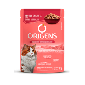 Ração Úmida Origens Gatos Carne ao Molho - 85g