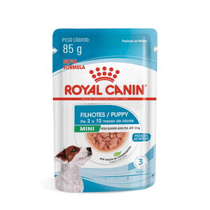 Ração Úmida Royal Canin Mini Puppy Cães Filhotes - 85g
