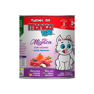 Ração Úmida Turma da Mônica Gatos Filé Mignon com Legumes