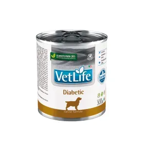 Ração Úmida Vet Life Diabetic para Cães Adultos - 300 g