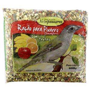 Ração para Pixarro Trinca-Ferro Nutripássaros com Frutas - 500 g