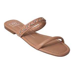 Rasteirinha Moleca Nude em Sisntético