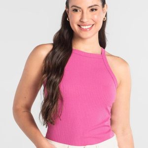 Regata Adulto Ribana Canelada Just Basic Roxo