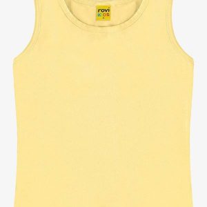 Regata Básica Infantil Feminina Amarelo