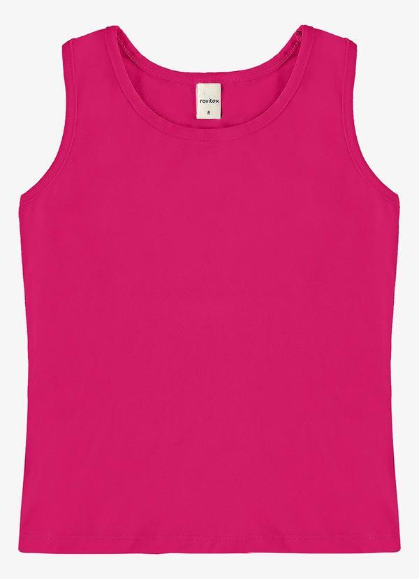 Regata Básica Infantil Menina Rosa