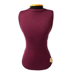 Regata Canelada Roxa Fábrica Pet